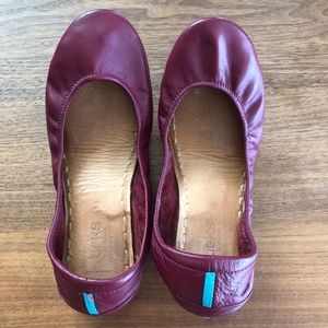 Burgundy Tieks - Size 10
